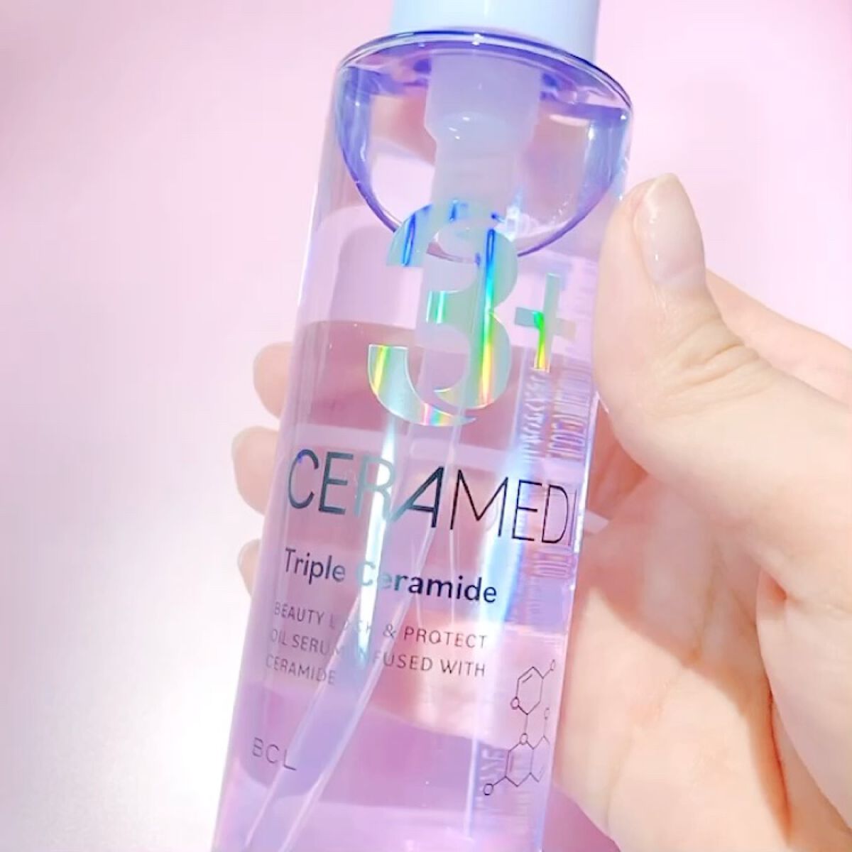 セラメディ セラメディ ビューティーロック＆プロテクトオイルセラム のクチコミ「潤いロックして徹底プロテクト！🗝
髪のバリア機能に着目したヘアオイル💇‍♀️✨

ダメージで髪.....」（3枚目）