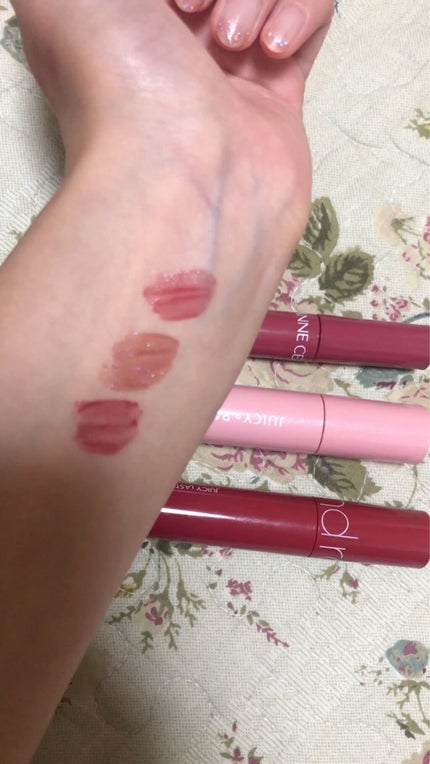 ジューシーラスティングティント/rom&nd/リップティントを使ったクチコミ(5枚目)