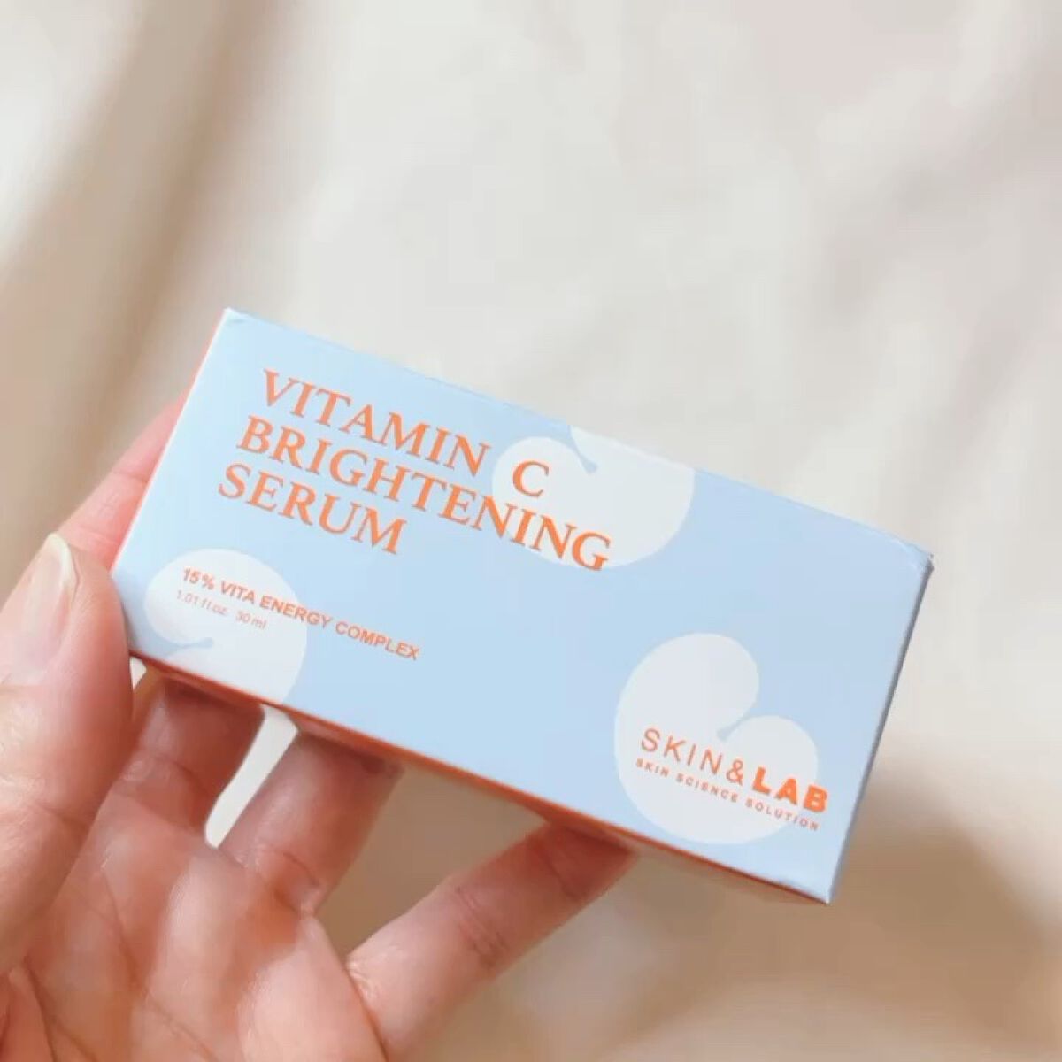 ビタミンCブライトニングセラム /SKIN&LAB/美容液の動画クチコミ5つ目