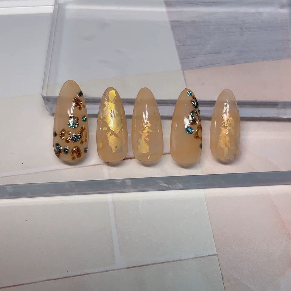 トリコカラージェル/ARKEY TOKYO/ジェルネイルを使ったクチコミ（1枚目）