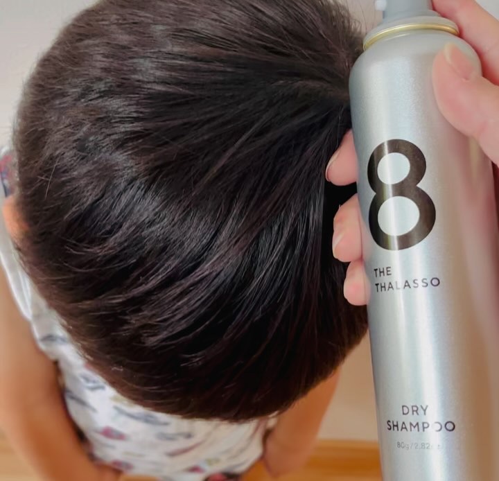 ウォーターレス ドライシャンプー（無香料）/エイトザタラソ/ドライシャンプーを使ったクチコミ（2枚目）