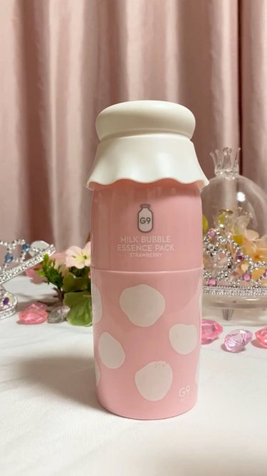 MILK BUBBLE ESSENCE PACK ＃PLAIN/G9SKIN/美容液を使ったクチコミ（1枚目）