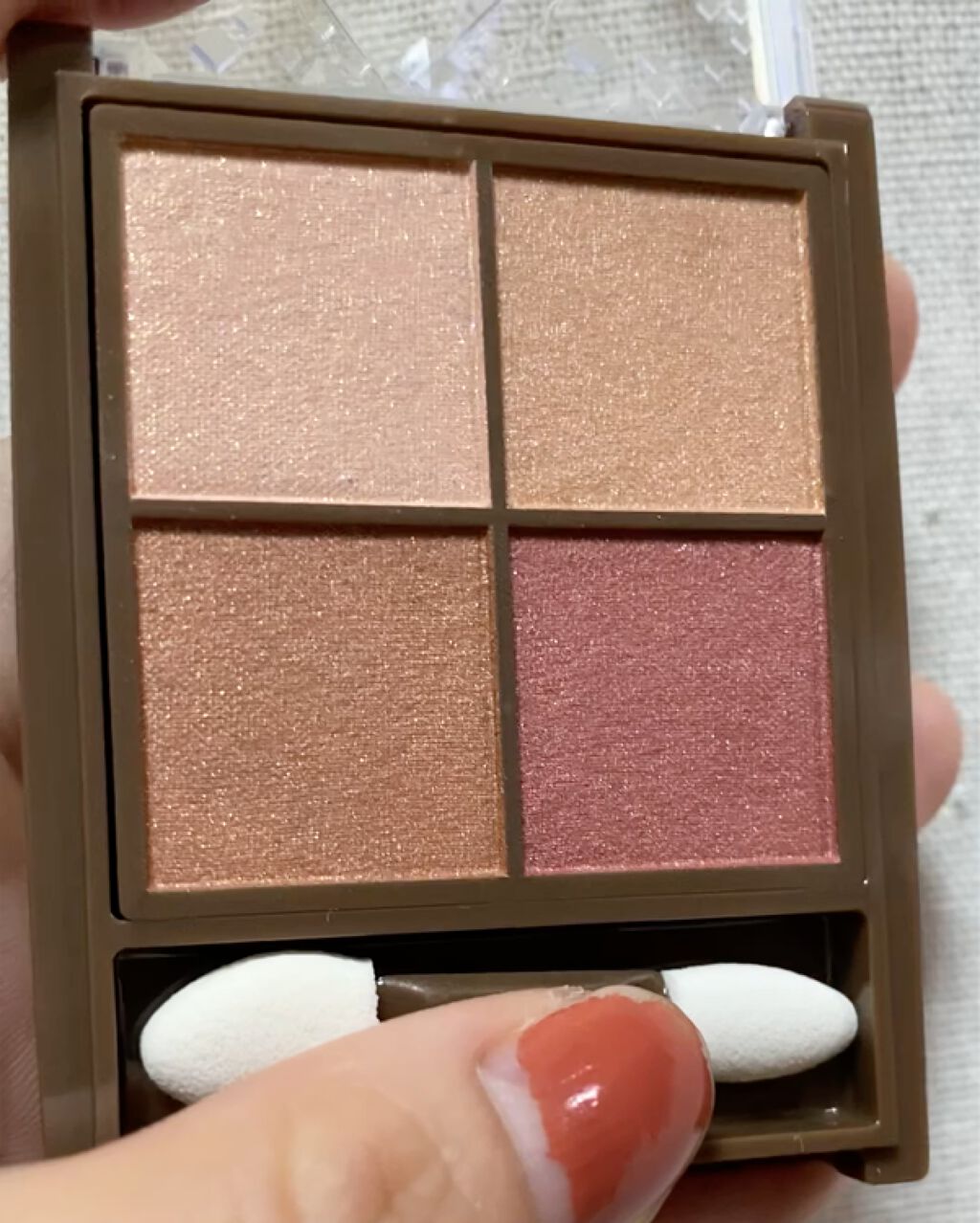 ニュアンスオンアイシャドウ/CEZANNE/アイシャドウパレットを使ったクチコミ（2枚目）