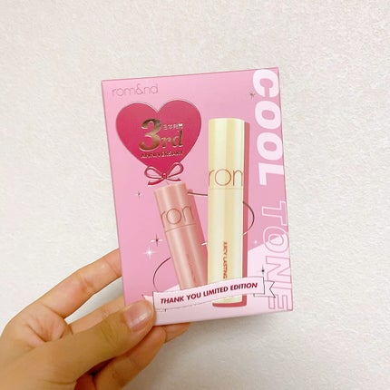 ジューシーラスティングティント ウィズミニセット/rom&nd/リップティントの人気ショート動画