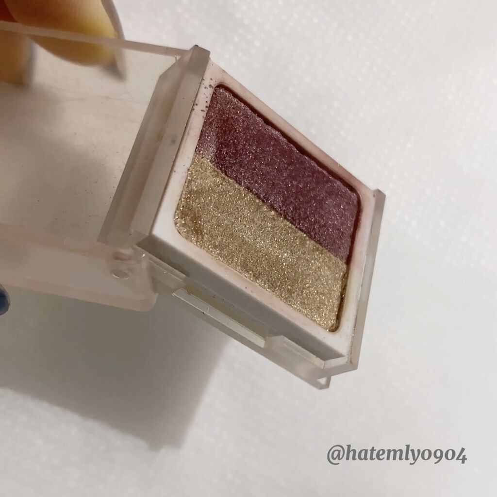 アイカラー2色タイプ/無印良品/アイシャドウパレットの動画クチコミ1つ目