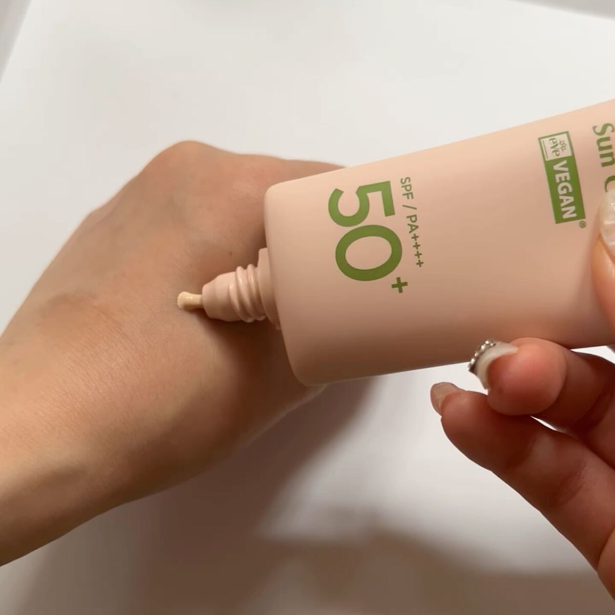 ファンデフリー サンクリーム/manyo/日焼け止めクリームを使ったクチコミ（2枚目）