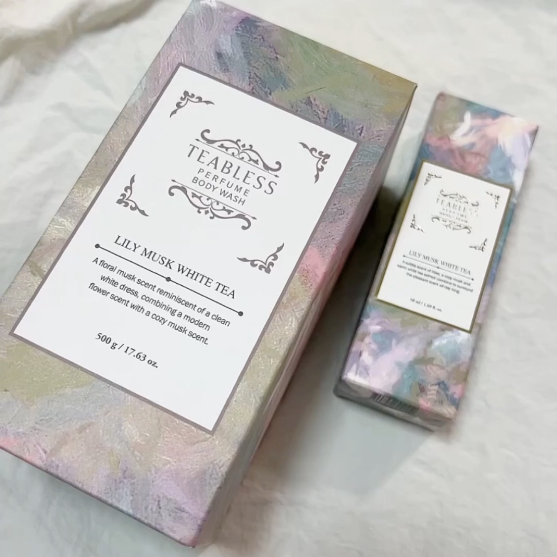 パフュームボディウォッシュ リリームスクホワイトティー/TEABLESS/ボディソープを使ったクチコミ（1枚目）