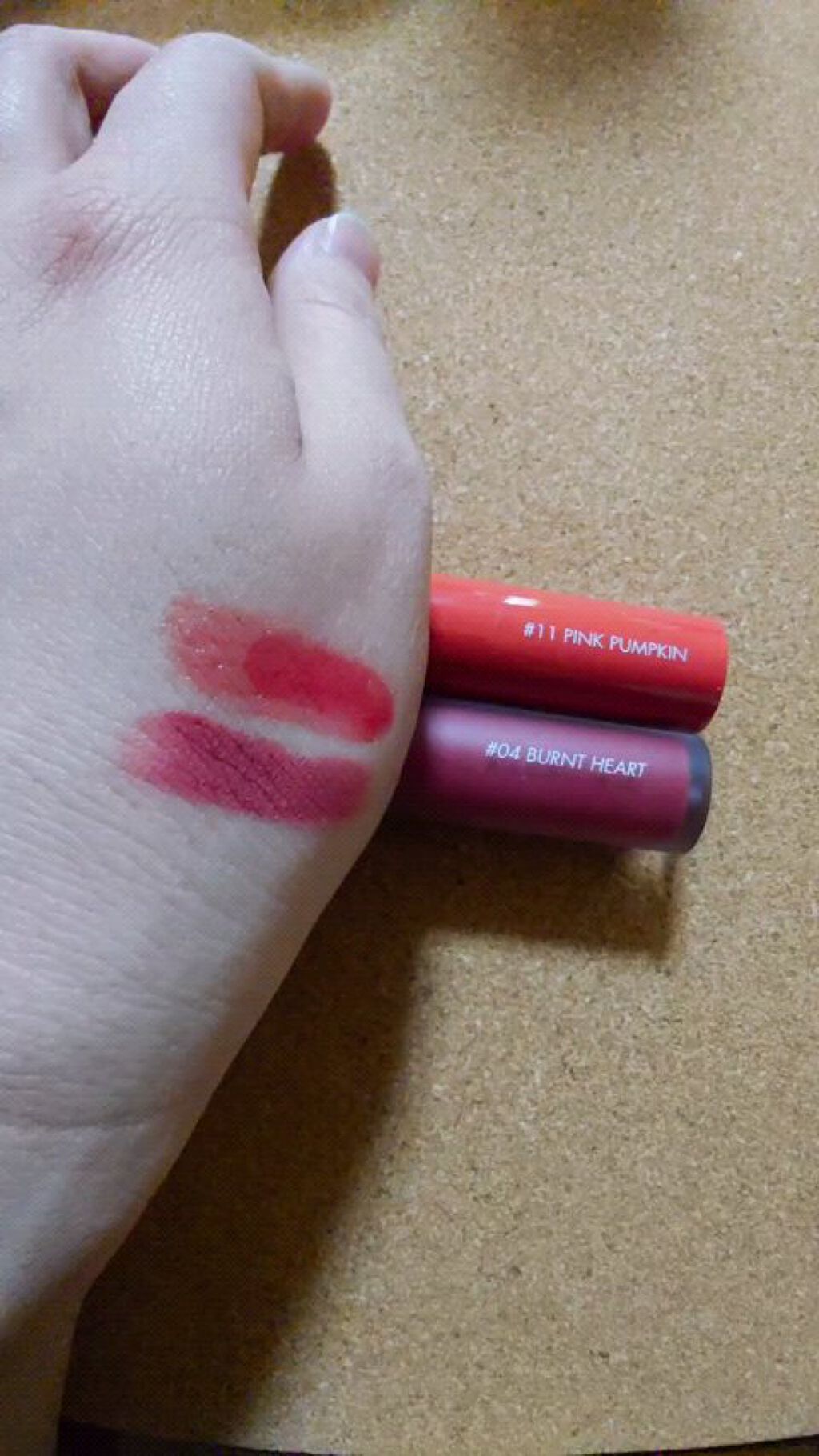 ゼロベルベットティント/rom&nd/リップティントの動画クチコミ5つ目