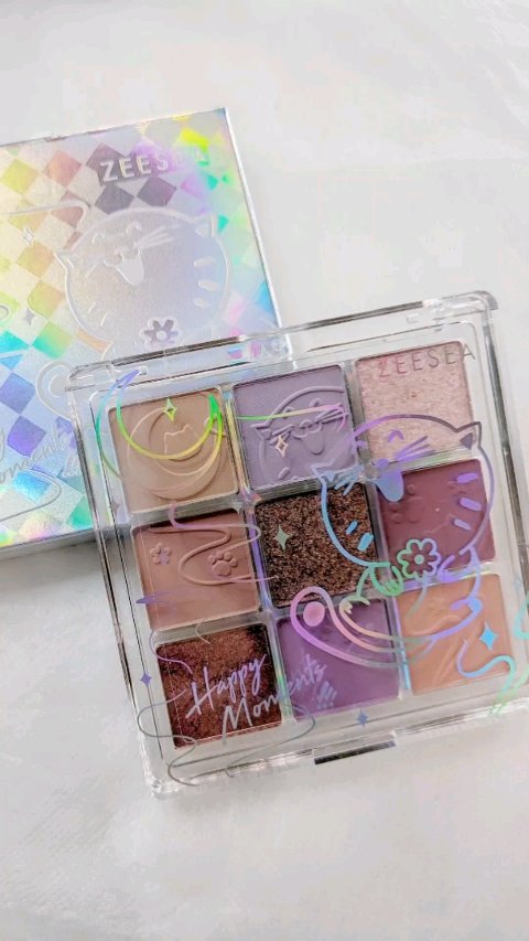 クォーツ 9色アイシャドウパレット(ドリームランドアイシャドウ)/ZEESEA/アイシャドウパレットの人気ショート動画