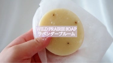 石けんラベンダーブルーム/Wild Prairie Soap/洗顔石鹸の動画クチコミ2つ目