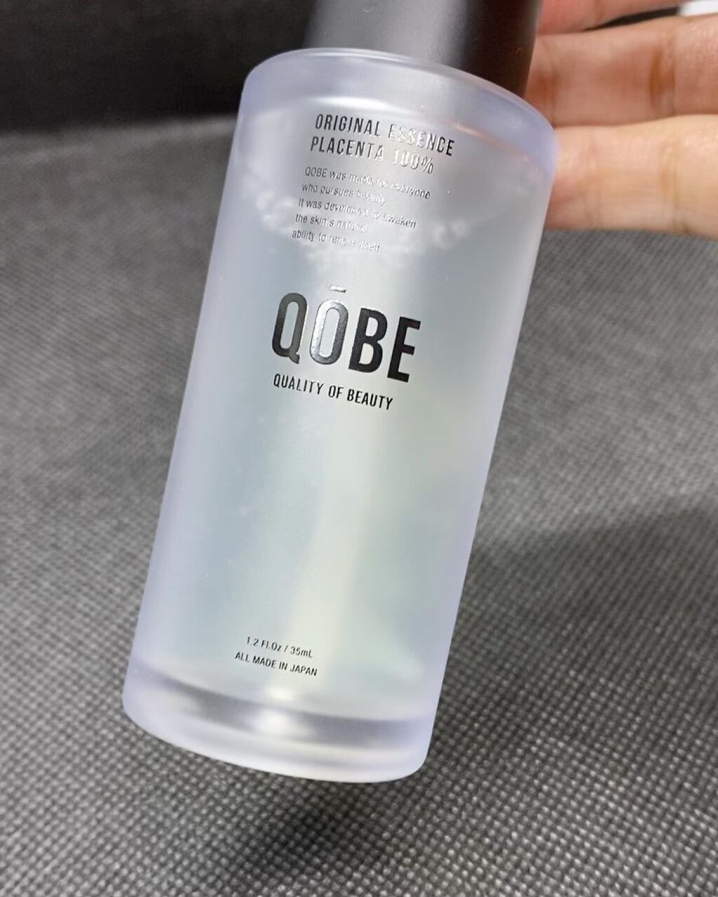 オリジナルプラセンタエキス/QOBE/美容液を使ったクチコミ（2枚目）