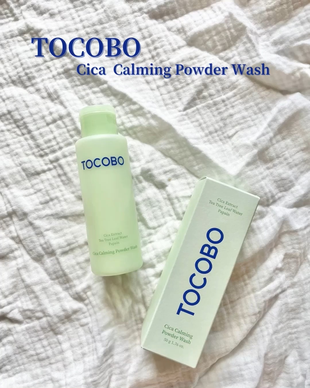 シカカーミングパウダーウォッシュ/TOCOBO/洗顔パウダーの動画クチコミ2つ目