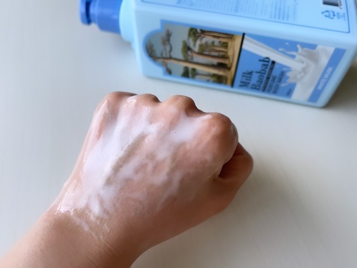 ミルクバオバブ パフュームボディウォッシュ ホワイトムスク/ミルクバオバブ/ボディソープを使ったクチコミ（3枚目）