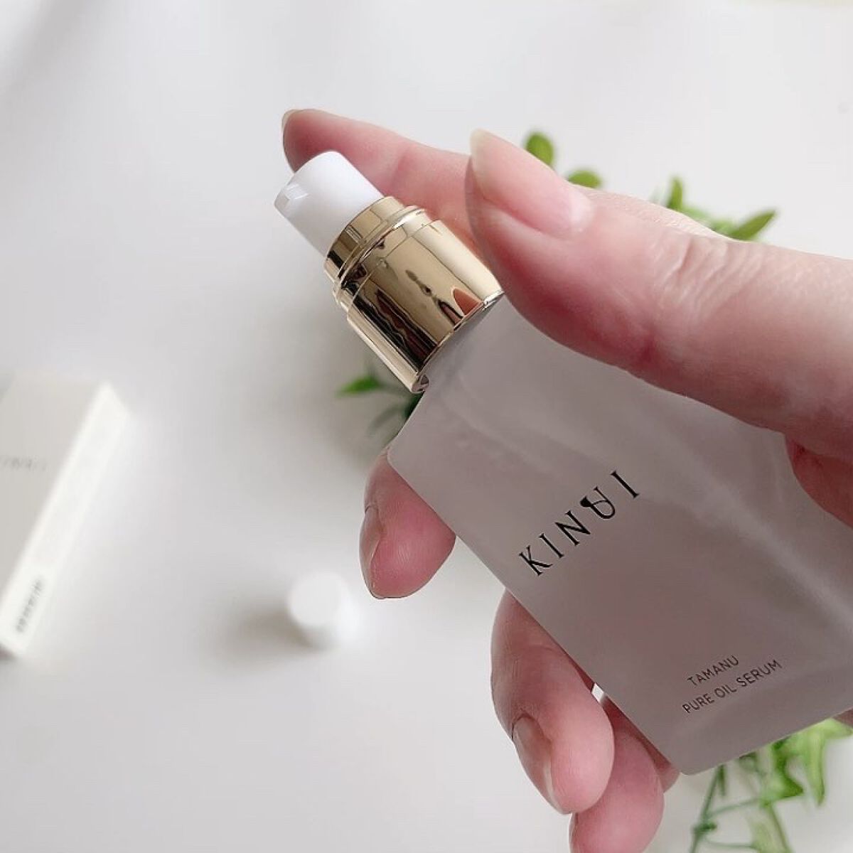 KINUI タマヌピュアオイルセラム/KINUI/美容液を使ったクチコミ（3枚目）