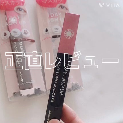 1DAY LASH UP シルキーロングマスカラa/K-パレット/マスカラの人気ショート動画