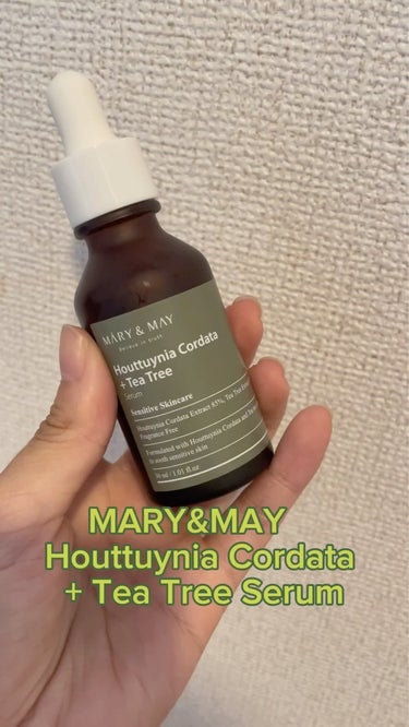 Houttuynia Cordata + Tea Tree Serum/MARY&MAY/洗顔フォームを使ったクチコミ（1枚目）