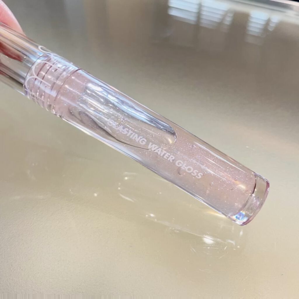 グラスティングウォーターグロス/rom&nd/リップグロスを使ったクチコミ（2枚目）