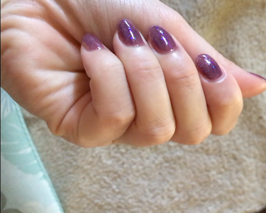 UR GLAM　COLOR NAIL SELECTION トップコート/U R GLAM/マニキュアを使ったクチコミ（2枚目）