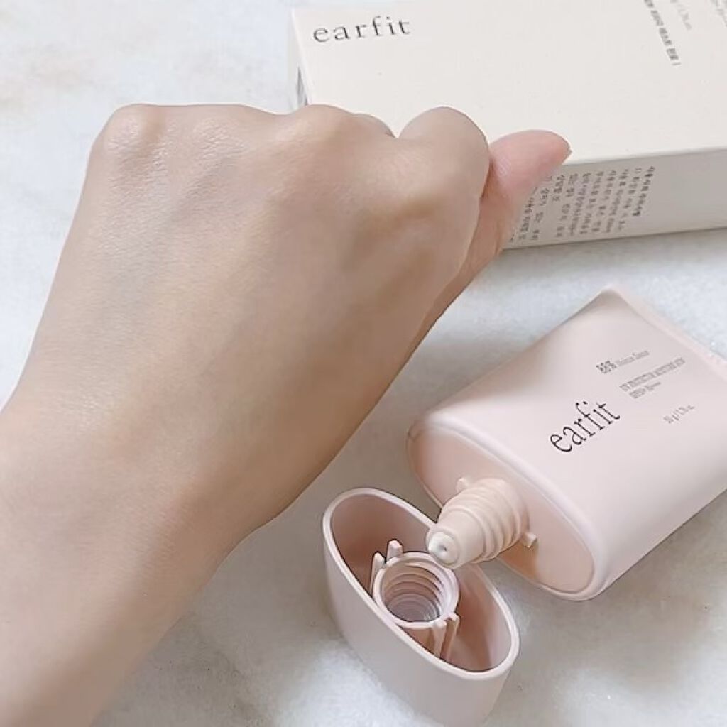 UVプロテクターモイスチャーサン/earfit/日焼け止めクリームを使ったクチコミ（1枚目）