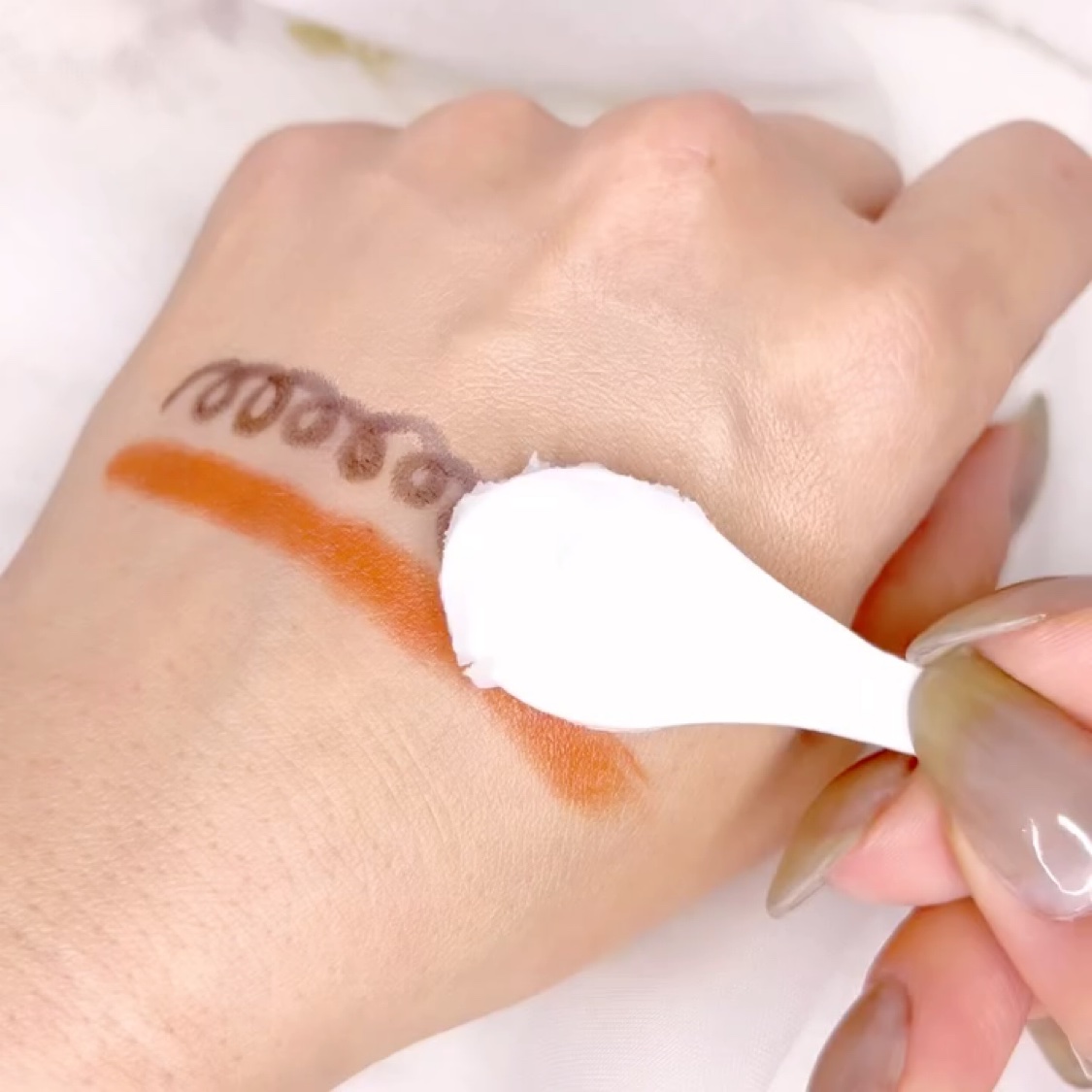 カラーフードシリーズホワイトホールサムクレンジングバーム/Tovegan/クレンジングバームを使ったクチコミ（3枚目）