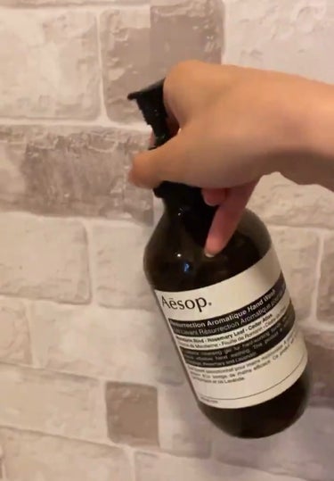 アンドラム アロマティック ハンドウォッシュ/Aesop/ハンドソープの動画クチコミ5つ目