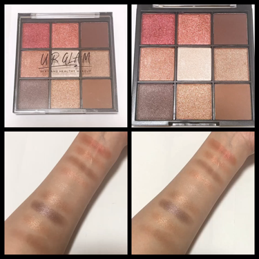 UR GLAM　BLOOMING EYE COLOR PALETTE/U R GLAM/パウダーアイシャドウを使ったクチコミ（2枚目）