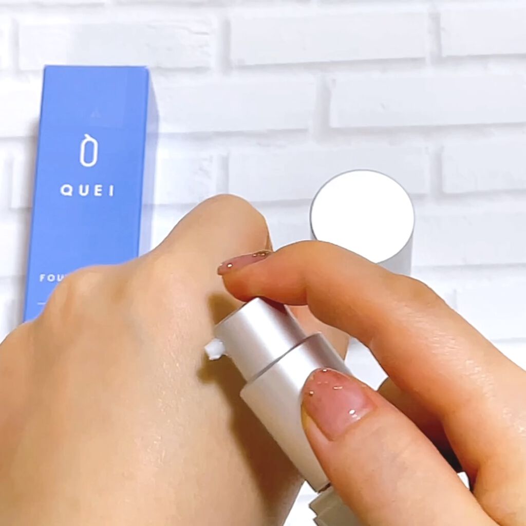 カラーチェンジファンデーション/QUEI/クリーム・エマルジョンファンデーションを使ったクチコミ（3枚目）