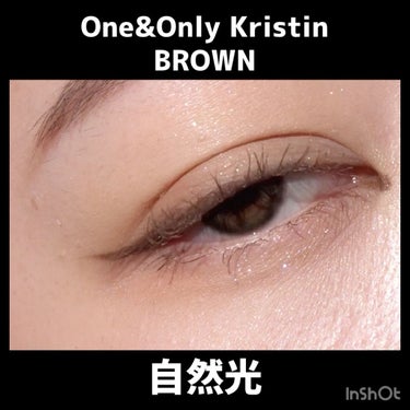 One & Only Kristin/Hapa kristin/カラーコンタクトレンズを使ったクチコミ（7枚目）