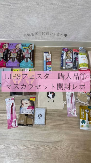 マスカラセット LIPSフェスタ Winter 2023/LIPS/メイクアップキットを使ったクチコミ（1枚目）