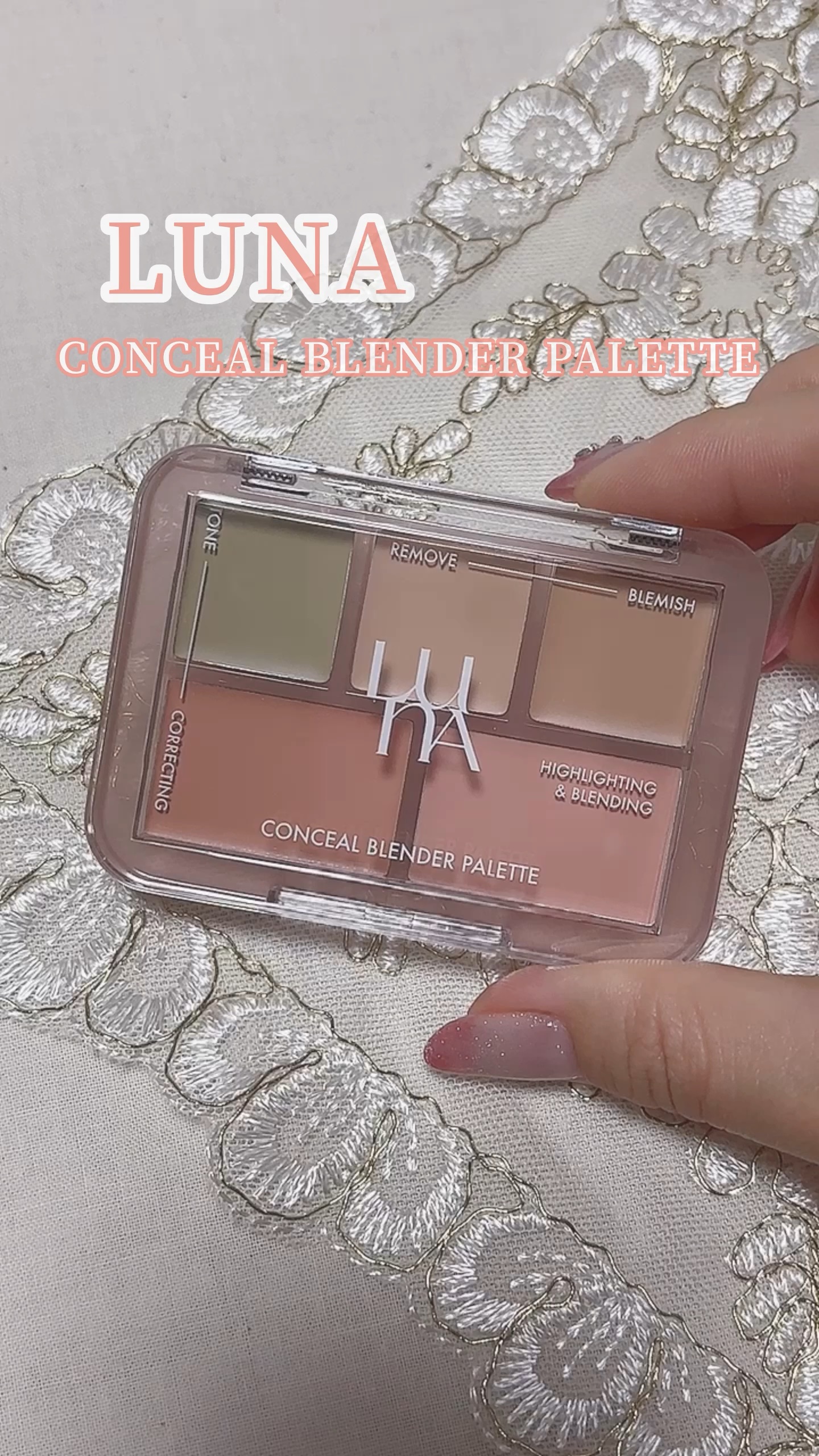 コンシールブレンダーパレット/LUNA/パレットコンシーラーを使ったクチコミ（1枚目）