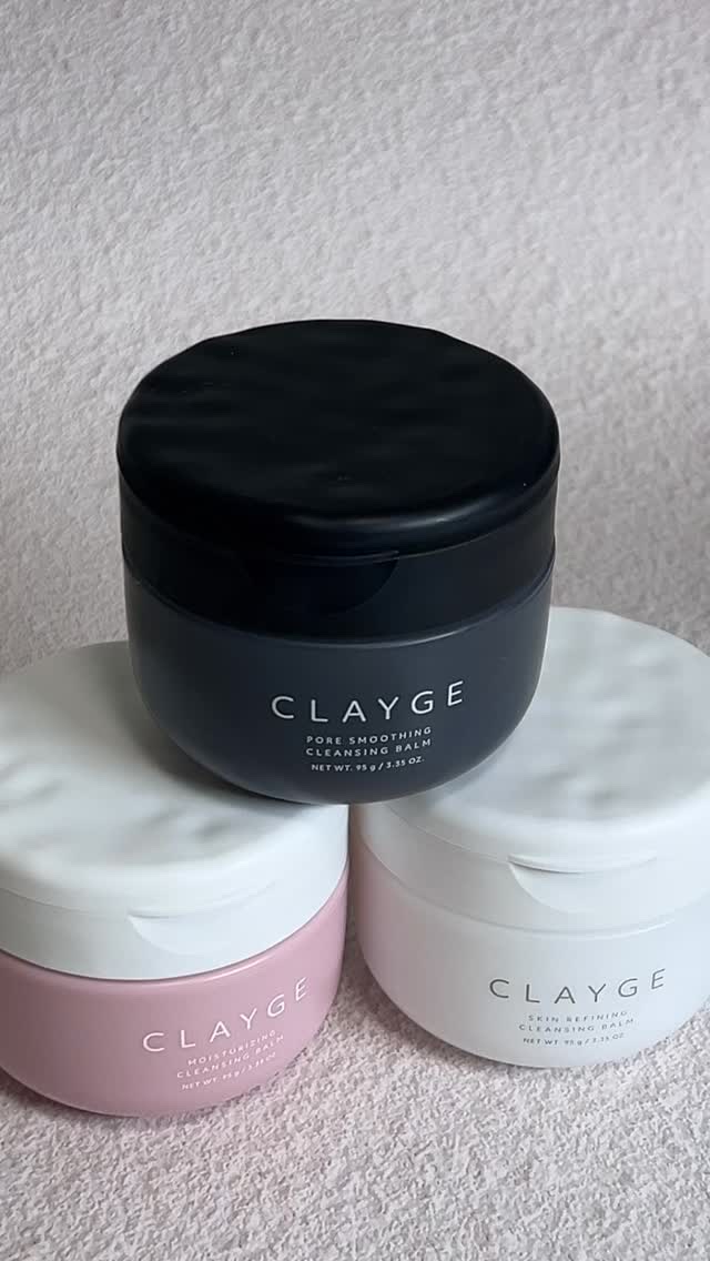 🤍 毛穴と向き合う、素肌をいたわる時間に 🤍
✨ 商品名: クレージュ クレンジングバーム
🌸 ブランド: CLAYGE

🌟 詳細:
肌悩みごとに選べる、3つのクレンジングバームがリニューアル🎶
“毛穴×保湿”“黒ずみ×角栓”“