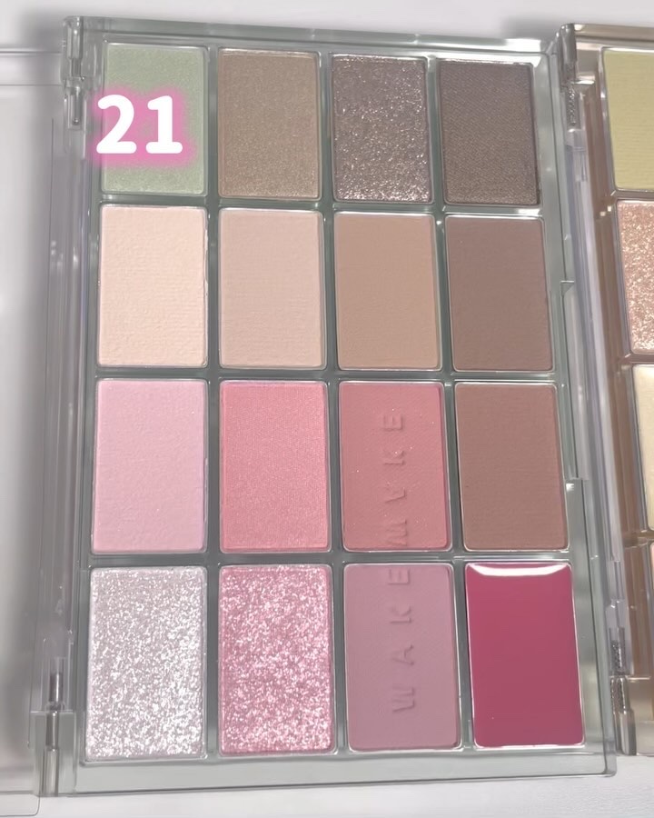 ソフトブラーリングアイパレット/wakemake/アイシャドウパレットを使ったクチコミ（2枚目）