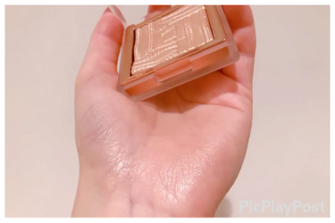 サテンハイライターイタルプリズム/MISSHA/パウダーハイライトを使ったクチコミ（3枚目）