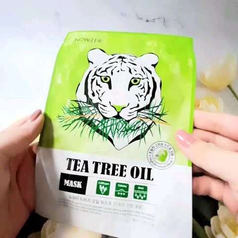 ティーツリーオイルパック/NOWATER/シートマスク・パックを使ったクチコミ（1枚目）