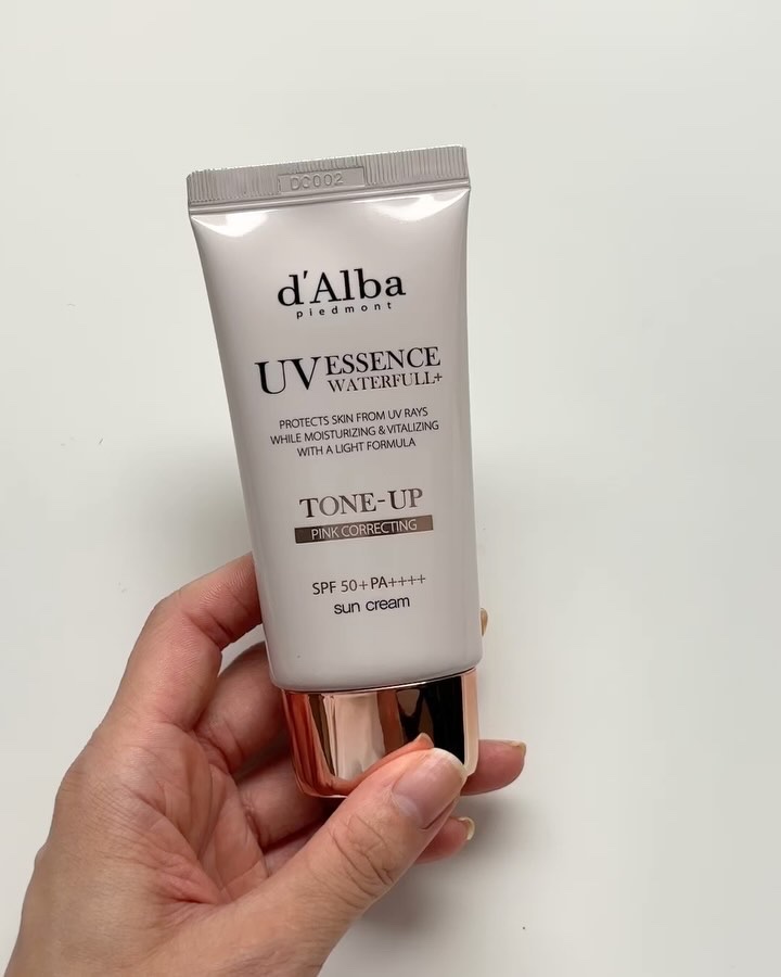 ダルバ ウォータフル トーンアップ サンクリーム(パープル)/ダルバ/日焼け止めクリームを使ったクチコミ（3枚目）