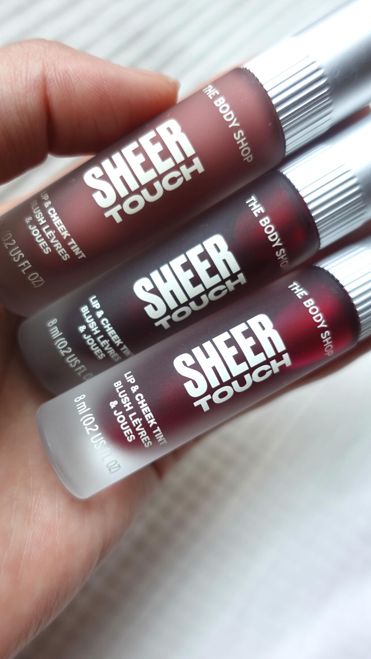 シアータッチ リップ＆チーク ティント/THE BODY SHOP/リップティントを使ったクチコミ（1枚目）