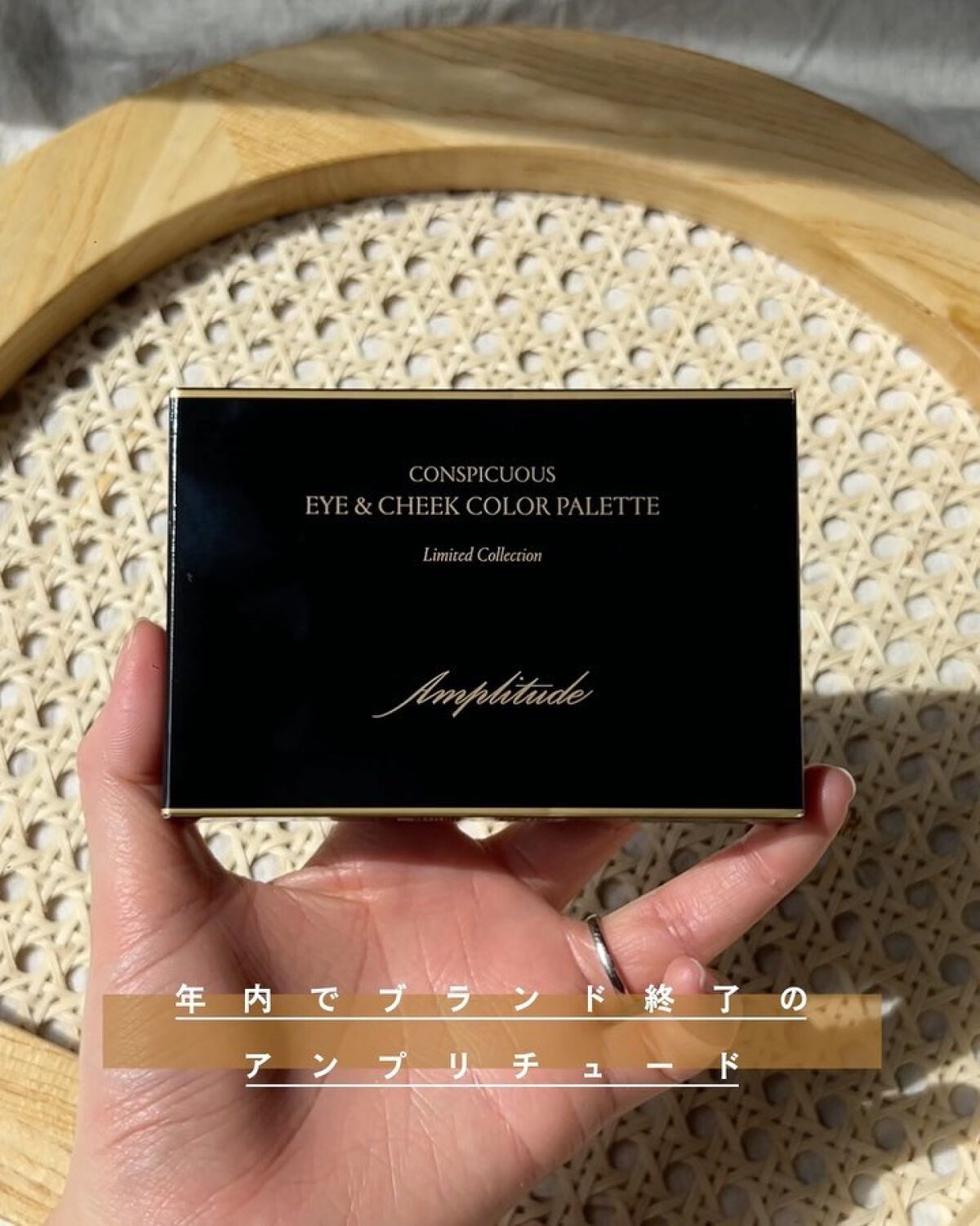 コンスピキュアス アイ＆チークカラーパレット リミテッドコレクション a/Amplitude/アイシャドウパレットを使ったクチコミ（3枚目）