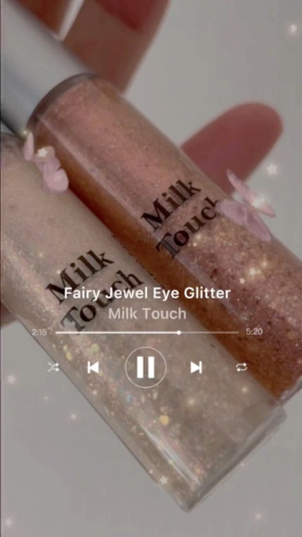 フェアリージュエルアイグリッター/Milk Touch/グリッターの人気ショート動画