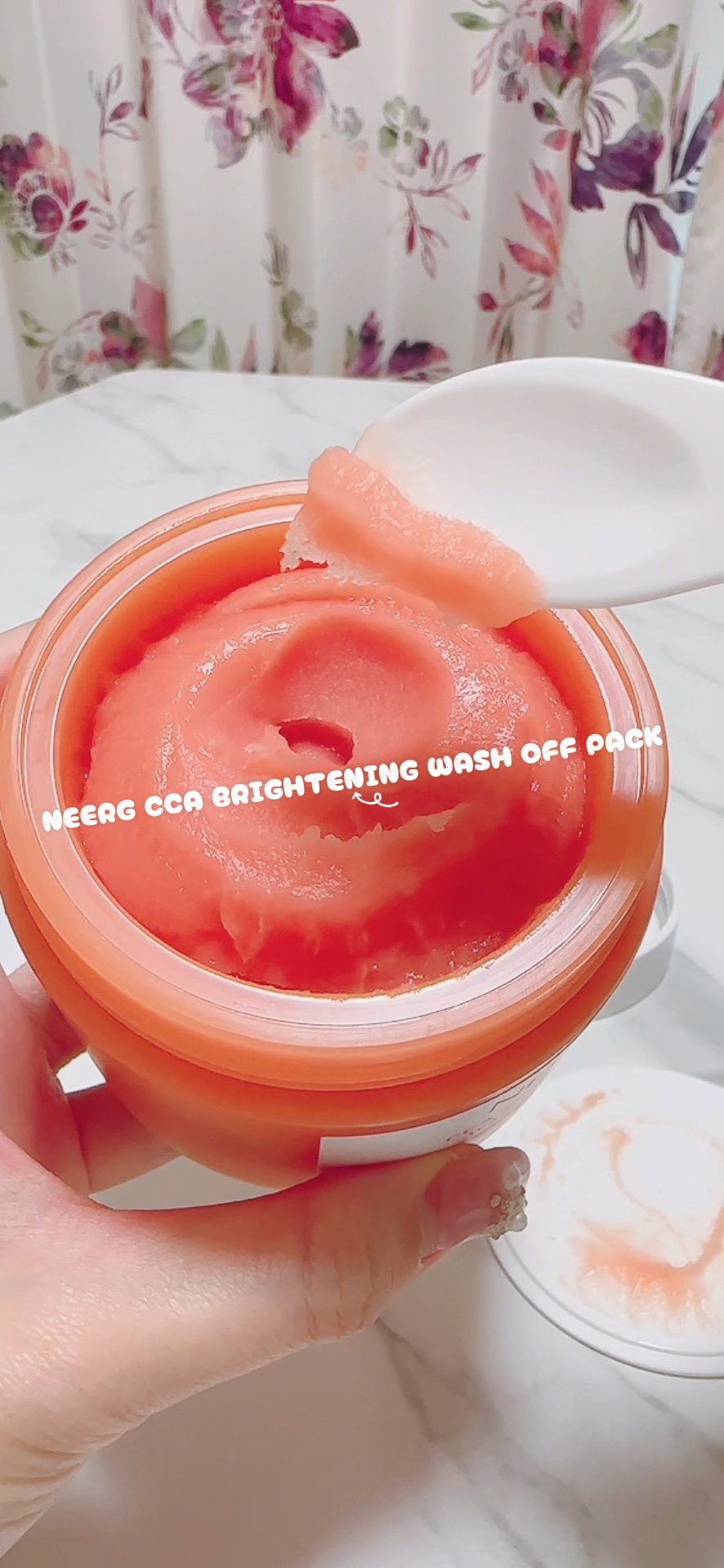 NEERG CCA BRIGHTENING WASH OFF PACKのクチコミ「🧡NEERG🧡

🥕NEERG CCA BRIGHTENING WASH OFF PACK

.....」（1枚目）