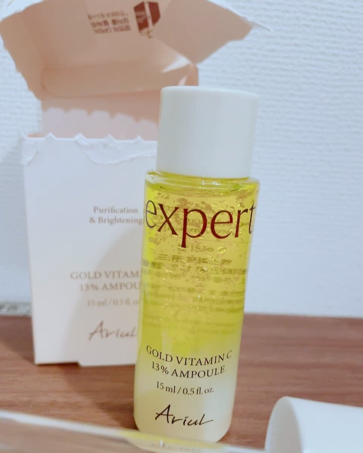 ゴールドビタミンC13%アンプル/Ariul/美容液を使ったクチコミ（2枚目）