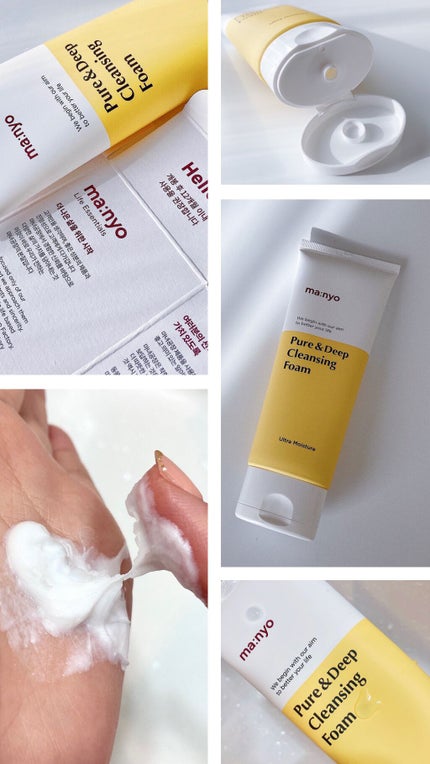 ピュア&ディープ洗顔料/manyo/洗顔フォームの人気ショート動画
