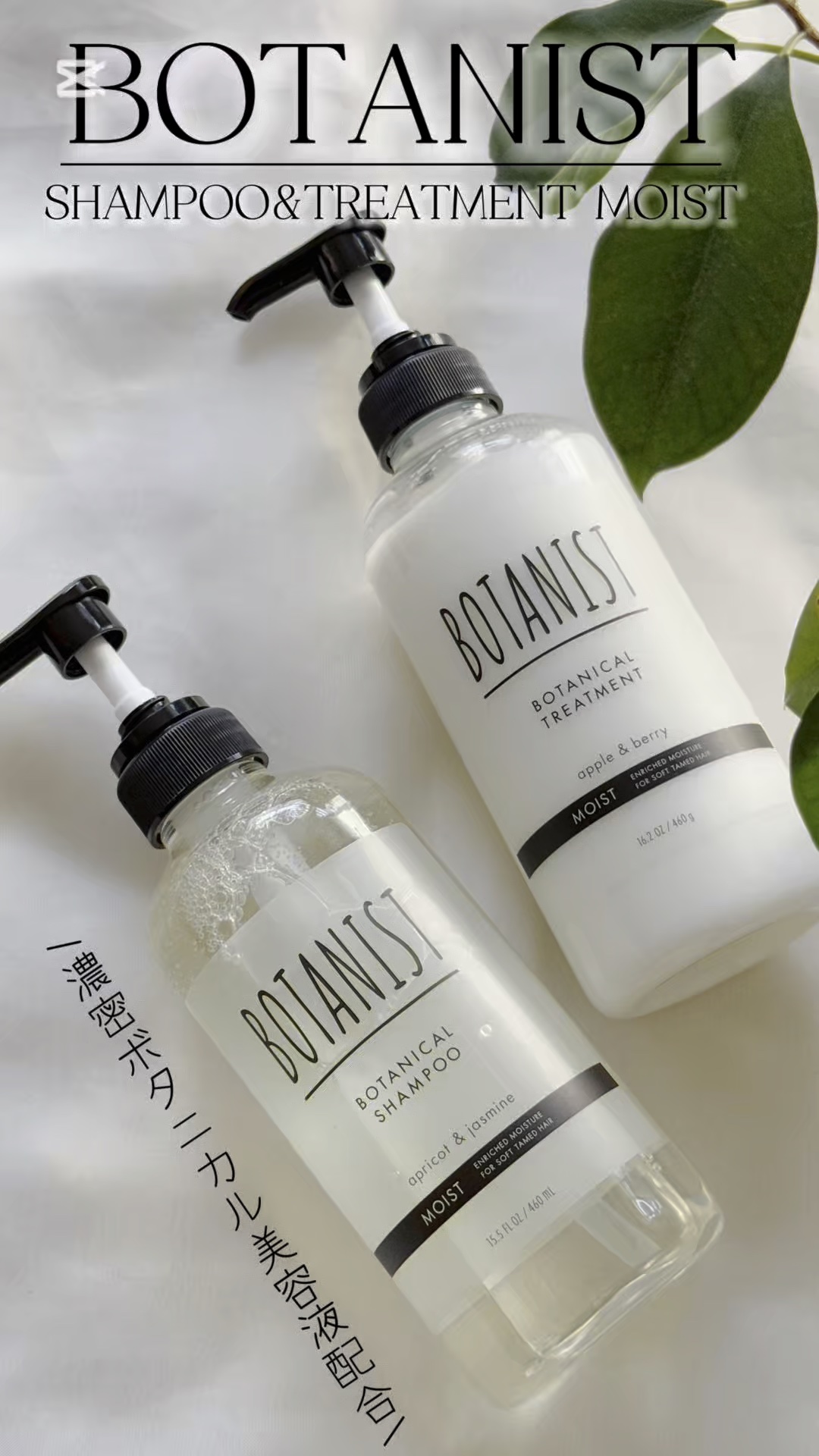ボタニカルシャンプー／トリートメント(モイスト) /BOTANIST/市販シャンプーの人気ショート動画
