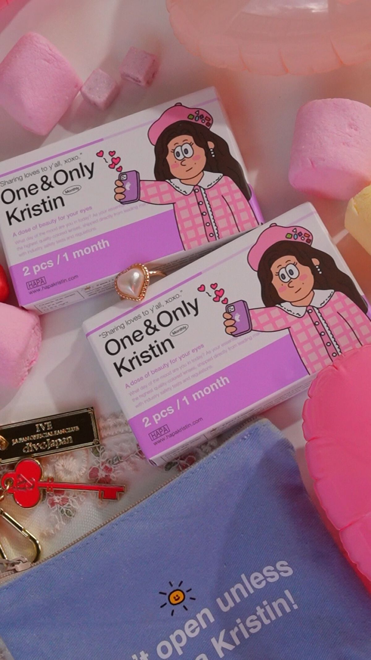 One & Only Kristin/Hapa kristin/カラーコンタクトレンズを使ったクチコミ（1枚目）