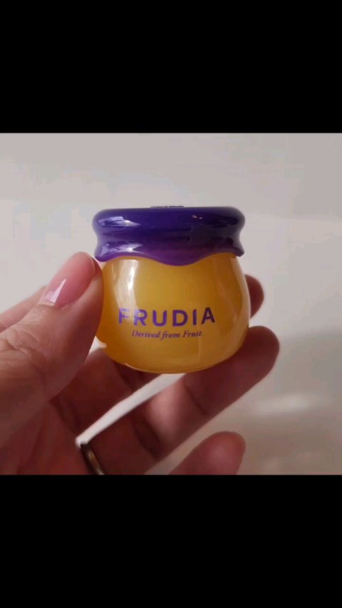 ブルーベリーハニーリップバーム/FRUDIA/リップバームを使ったクチコミ（1枚目）