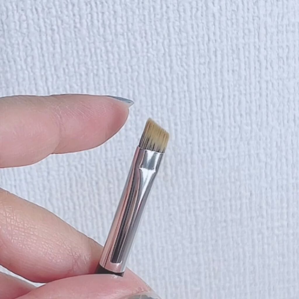 ダブルエンドアイブロウブラシ熊野筆/＆be/メイクブラシを使ったクチコミ（3枚目）