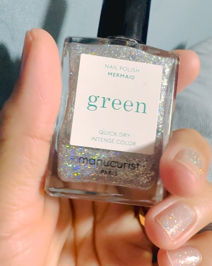 美品　manucurist グリーン ナチュラルネイルカラー manucurist green （マニキュリスト グリーン） ナチュラル ネイル