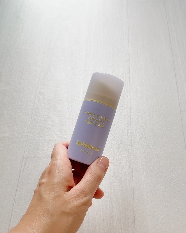 ビタミンA-mazingバクチオールナイトクリーム/By Wishtrend/フェイスクリームを使ったクチコミ（2枚目）