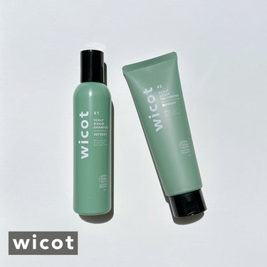 wicot スカルプ＆ヘア シャンプー/トリートメント リフレッシュのクチコミ「✴︎wicot✴︎
▷スカルプ＆ヘアシャンプー リフレッシュa 200ml
/スカルプ＆ヘアト.....」（1枚目）