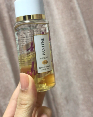 ミラクルズ グロッシー シェイク アクアオイル/パンテーン/ヘアオイルを使ったクチコミ（2枚目）