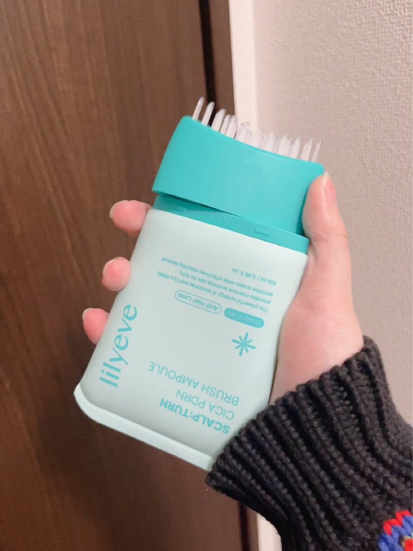 スカルプターンヘアアンプル/リリーイブ/頭皮ローションを使ったクチコミ（1枚目）